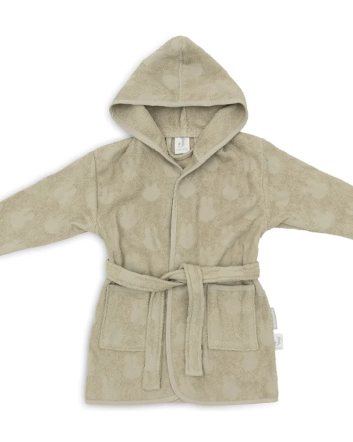 Badjas Badstof 1-2 jaar Miffy Jacquard – Olive Green