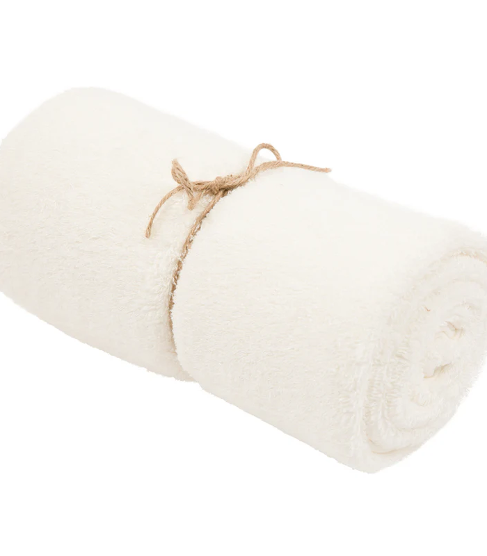 Handdoek extra large timboo (daisy white) 100x150cm