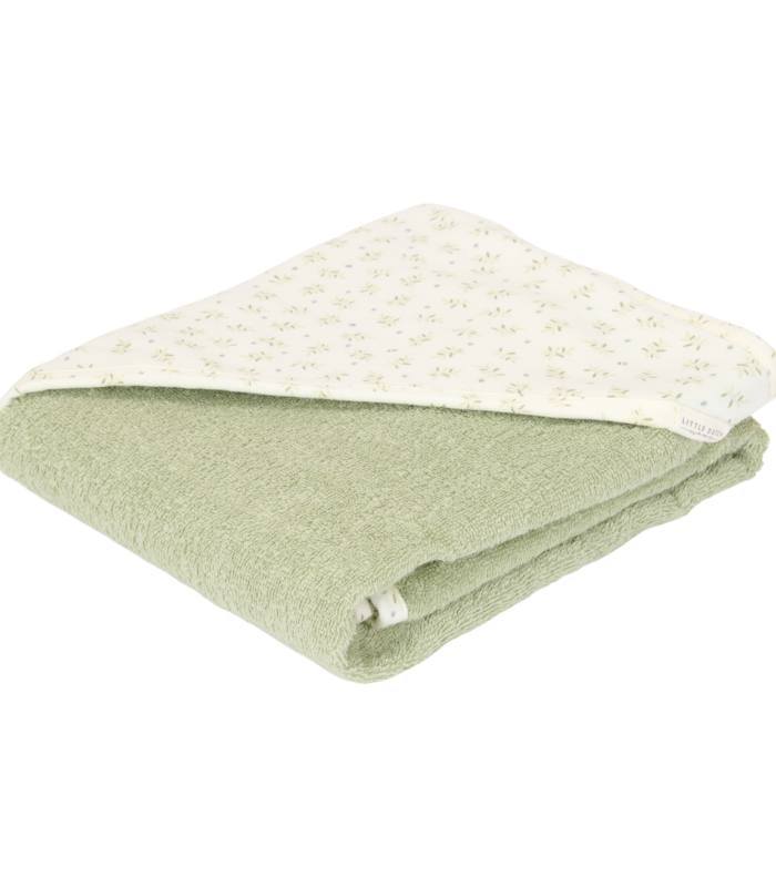 Badcape hydrofiel Blueberry Leaves – 100×100 cm