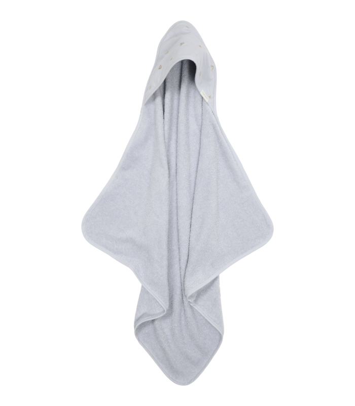 Badcape geborduurd Blue – 100×100 cm