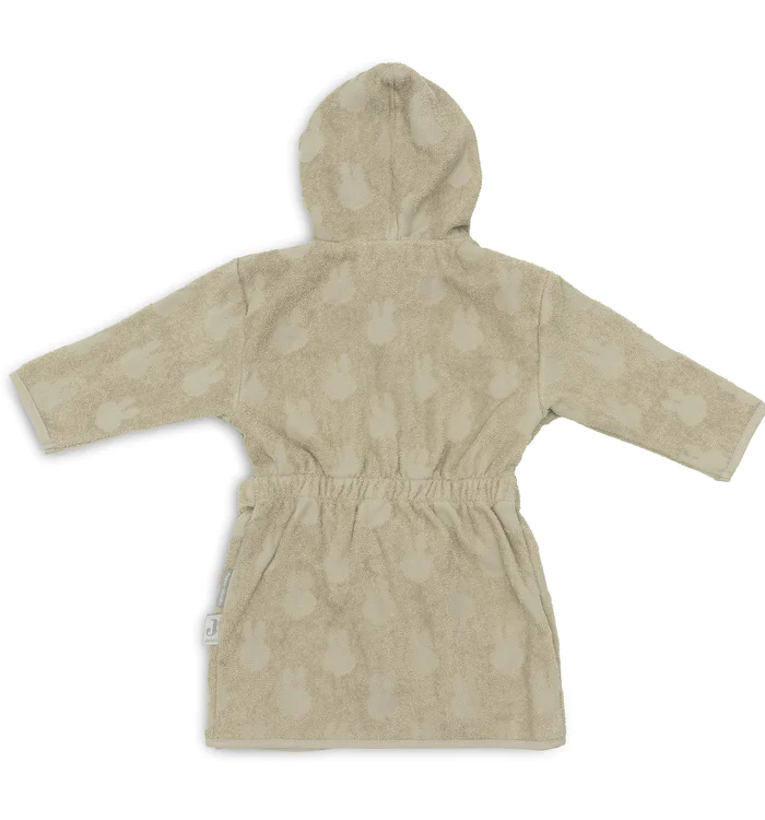 Badjas Badstof 1-2 jaar Miffy Jacquard – Olive Green