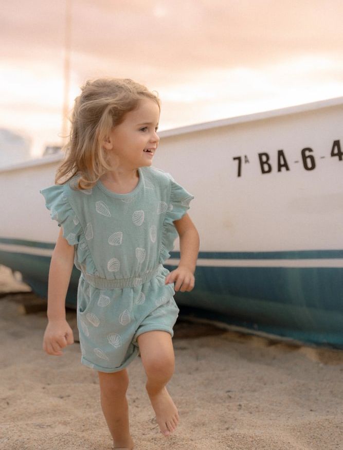 Playsuit – Groen – Ocean Treasures