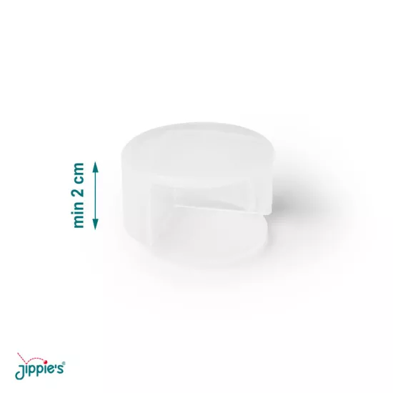 Jippie’s dubbele tafelhoekjes (4 stuks) transparant