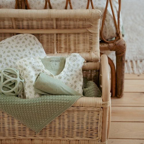 Ledikantdeken – Groen – Essentials