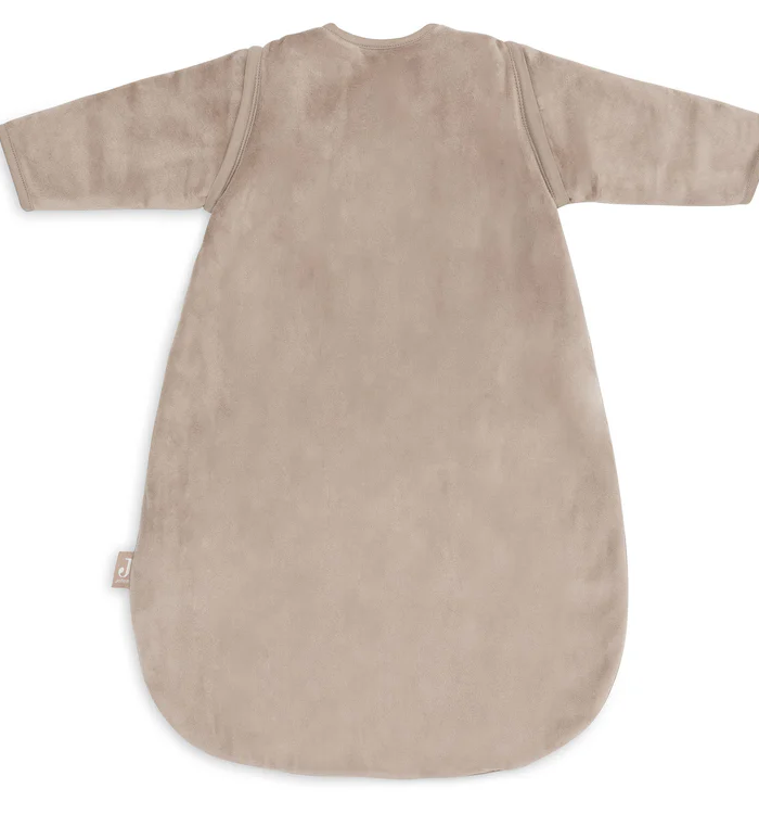 Baby Slaapzak met Afritsbare Mouw Rond 60cm Velvet – Milky Coffee