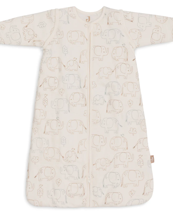 Baby Slaapzak met Afritsbare Mouw – Elephant Tales 70cm