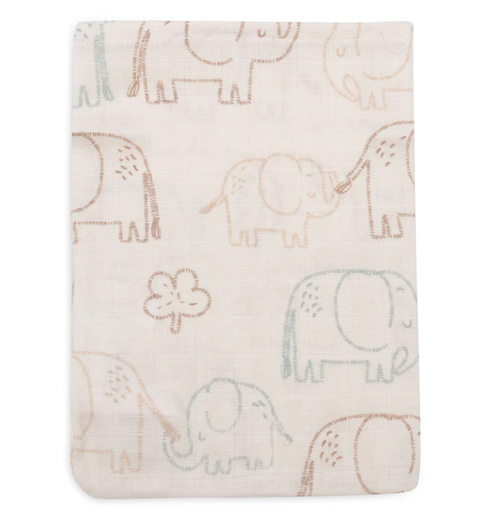 Hydrofiel Washandje 15x20cm – Elephant Tales – 3 Stuks