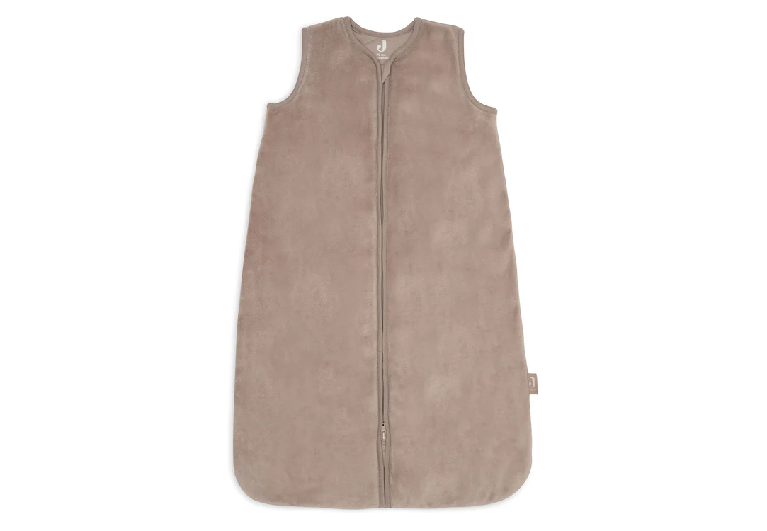 Baby Slaapzak Mouwloos 90cm Velvet – Milky Coffee