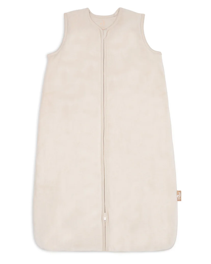 Baby Slaapzak Mouwloos – Velvet Oatmeal 90cm